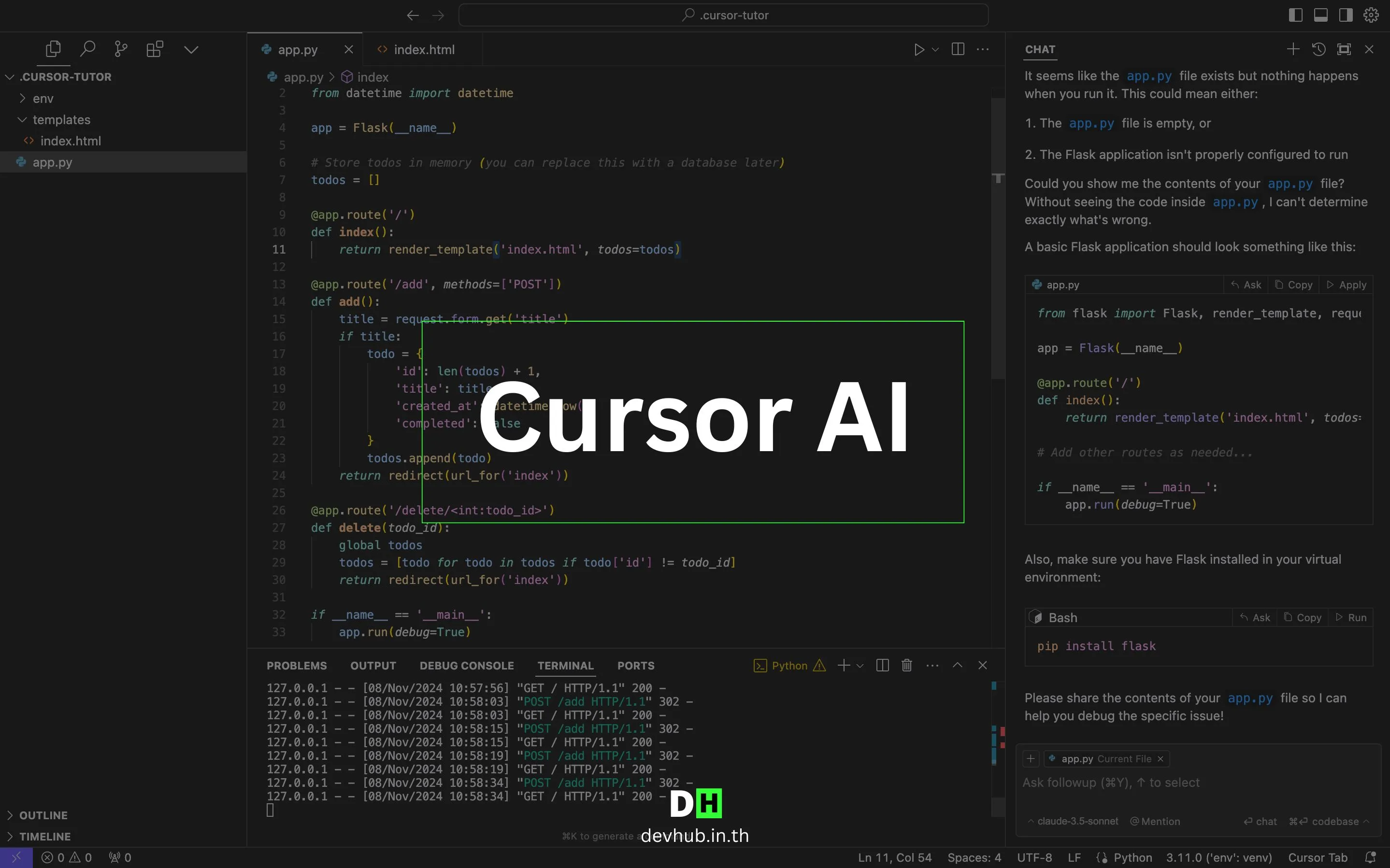 Cursor สุดยอด AI Code Editor ที่จะมาแทนการโค้ดแบบเดิม ๆ เร็วขึ้น 10x