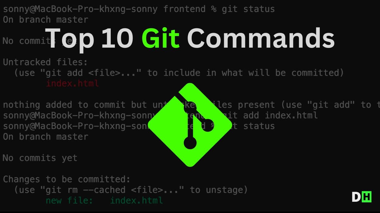 Top 10 Git Commands (คำสั่ง) ที่นักเขียนโปรแกรมควรรู้