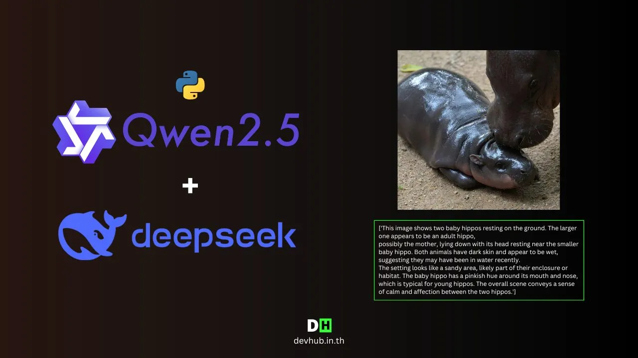 ทำ Modal-Agents ง่าย ๆ ที่บ้าน ด้วย DeepSeek R1 + Qwen2.5VL-Multi