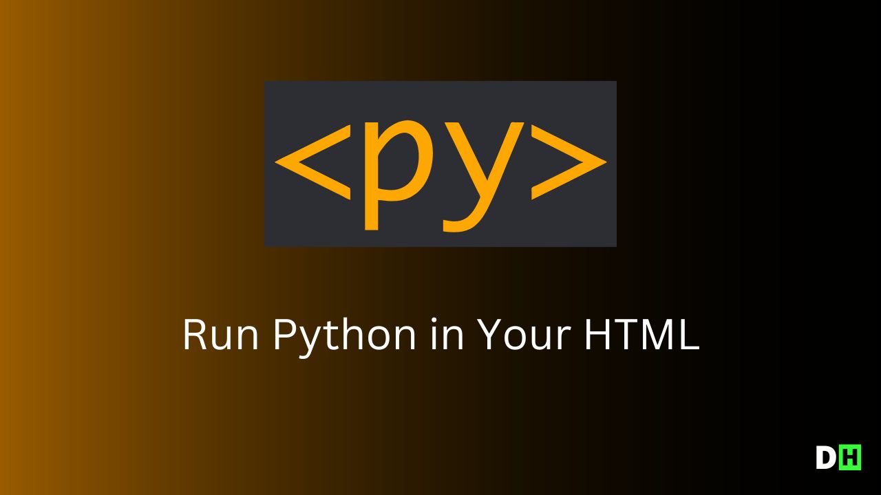 รู้จักกับ PyScript รัน Python ได้บน HTML