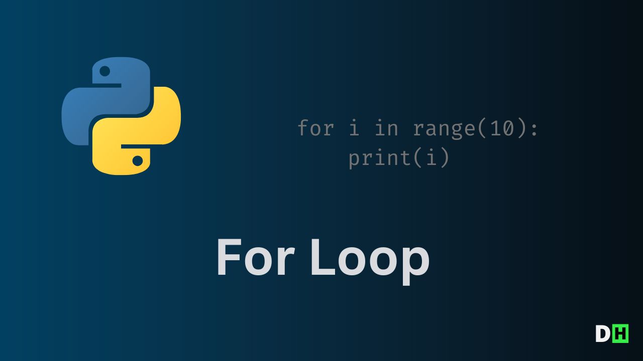 การใช้งาน For Loop ในภาษา Python